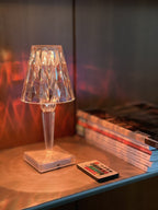 Lampada Diamond RGB, base con ricarica USB