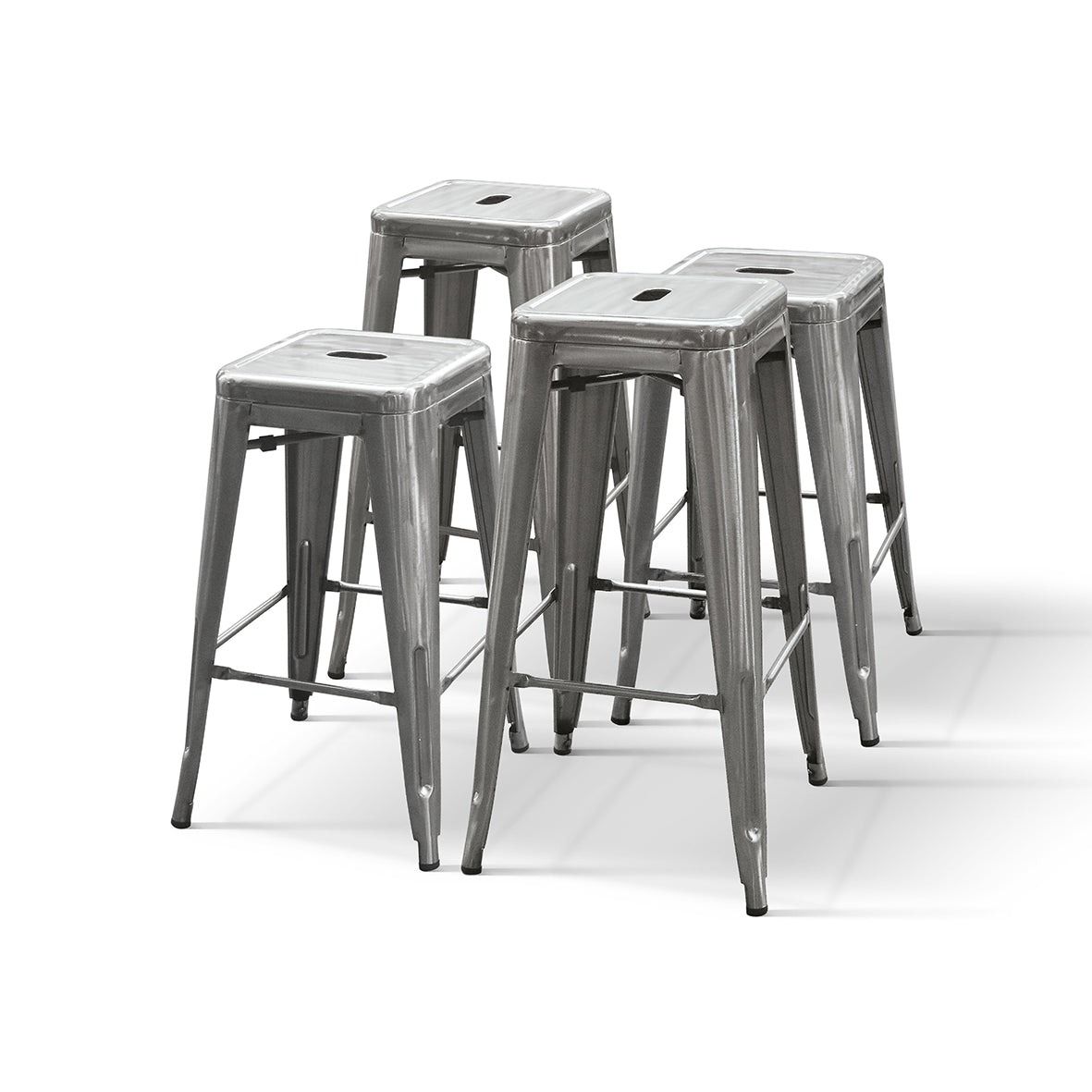 Sgabello Tolone Basso Grigio