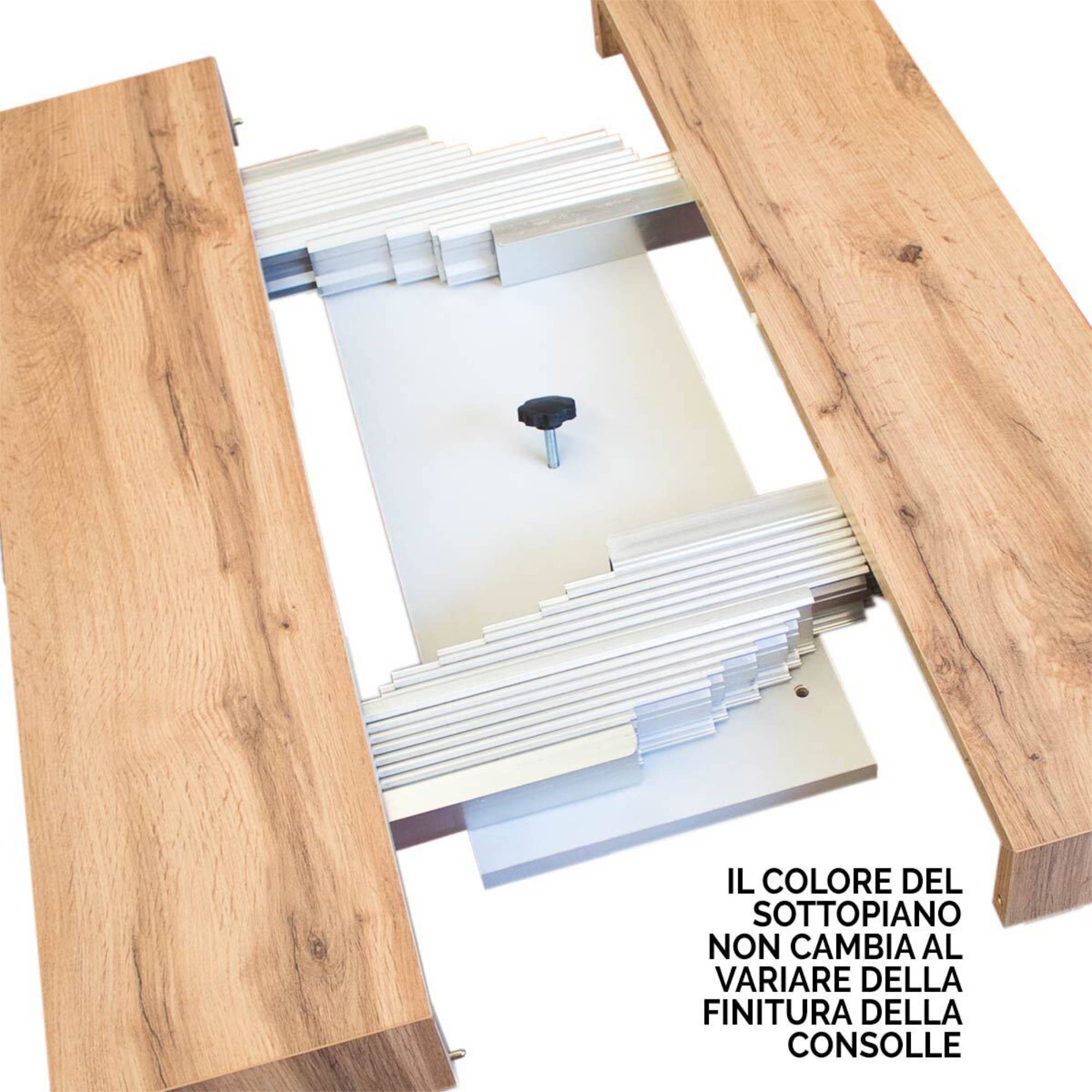 Naxy Mix piano Bianco Frassino gambe Cemento