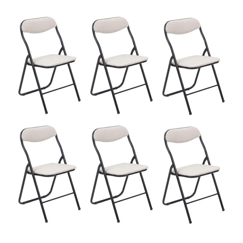 Set 6 sedie pieghevoli Calpe – Beige